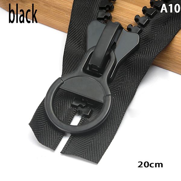 Färg 25cm Stort Resin Dragkedja Lock Closed End Zipper Pencil Bag A10