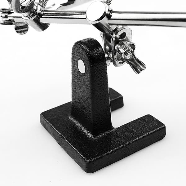 Tredjehånds loddeboltstativklemme Helping Hands Clip Tool P A/with lens