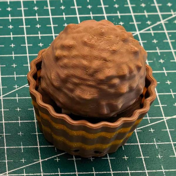 Chokoladeformet Fidget Clicker Nøglering Sprød Lyd Til Børn A A4