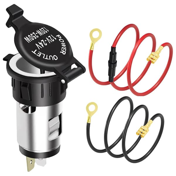 Universal 12V Bil Sigarettenner Strømuttak Adapter Plugg Uttak Bra A2