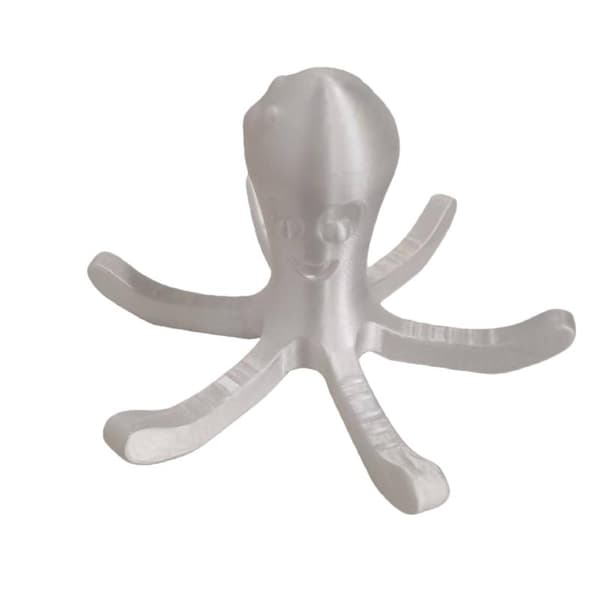 1 st 3D-printad bläckfiskformad fristående torkställning för vattenflaskor A2