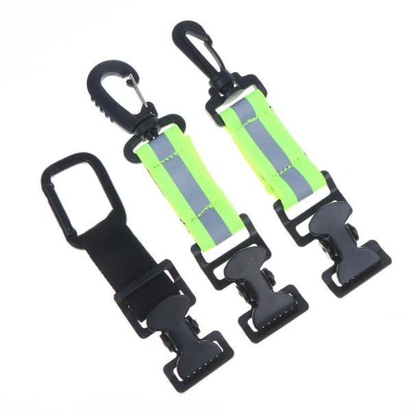 1 stk hanskeholder brannmannshanskestropp grønn grå arbeid plastic single clip