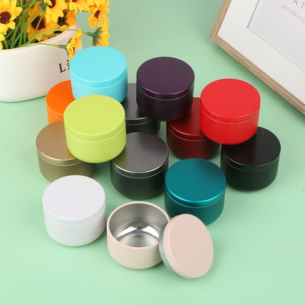 5,4 cm Mini Metallboks Beholder Te Sukker Tebeholder Oppbevaring A10