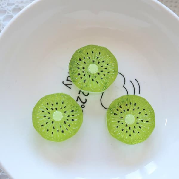 10 st Mini Kawaii e Vattenmelon Frukt Flat Baksida Cabochons Scrapb StyleE