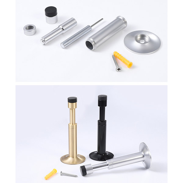 Hydraulisk buffer Dørstopper Rent kobber og aluminiumslegering Fl Silver