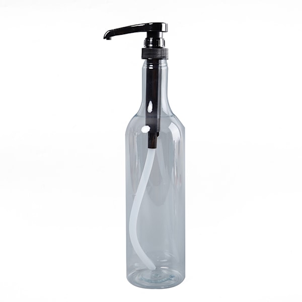 750ml Kaffe Sirup Dispenser Multifunksjonell Honning Saus Ketchup Black