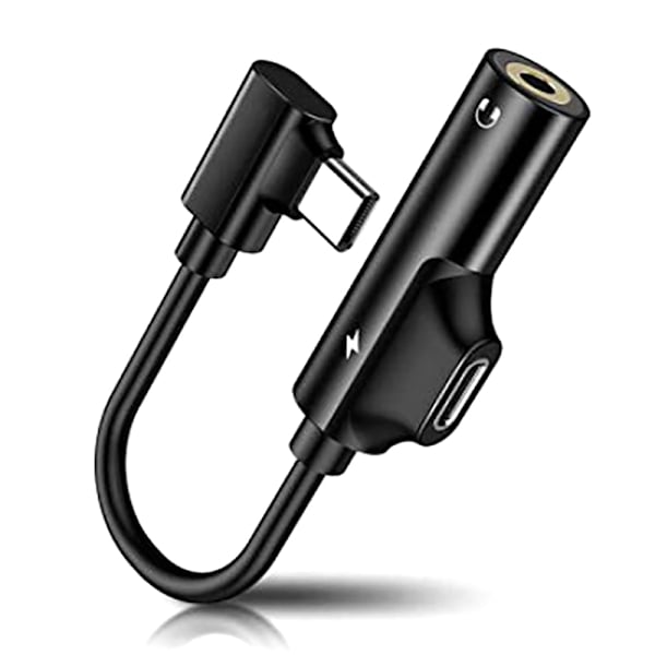 USB C DAC -sovitin 2 in 1 Type C - 3.5 kuulokesovitin o Type-c Silver