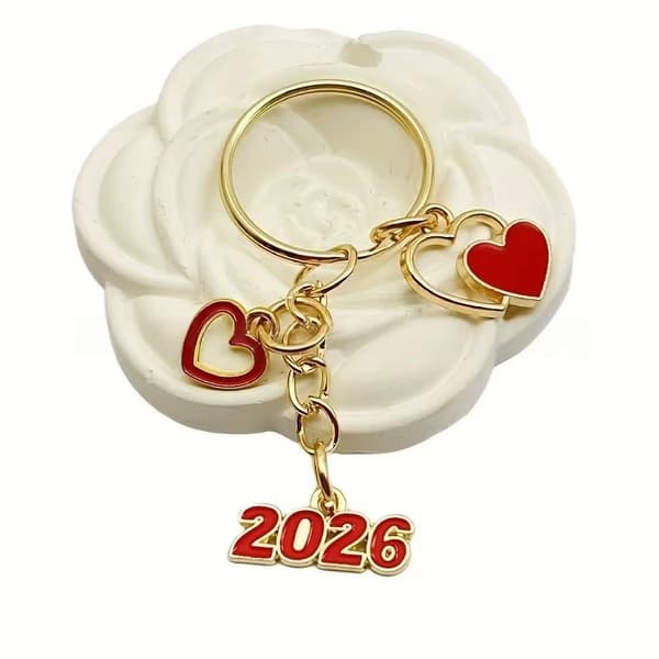 1 st set romantiska nummer 2026 examen parnyckelringar med