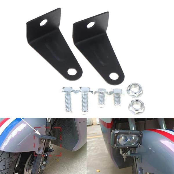 1/3 sæt motorcykel spotlight holder universal justerbar LED forlygte