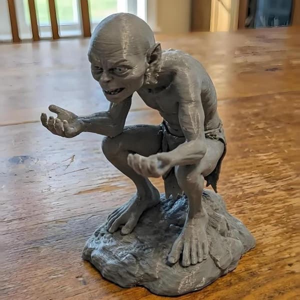 Gollum-formet PLA Penholder, Livagtigt Design, Robust Tekstur 1pc
