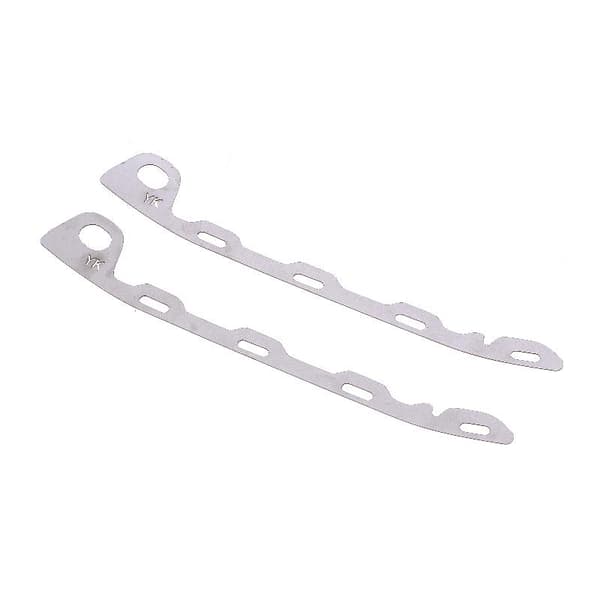2 stk for Almera frontfanger 2011-2020 reparasjon metallplate spenne