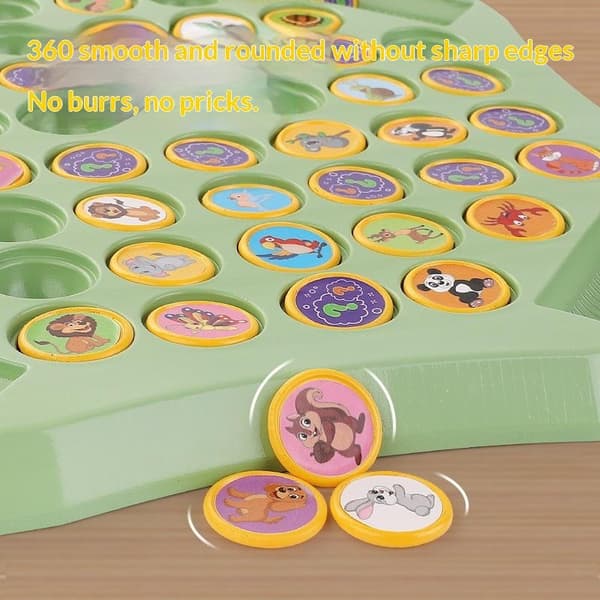 2-4 spelare Flip Chess Memory Game Brädspel Dubbelspelare Bat A