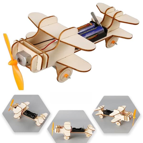 1 sett DIY fly vitenskapsleker Barn pedagogiske STEM-sett A2