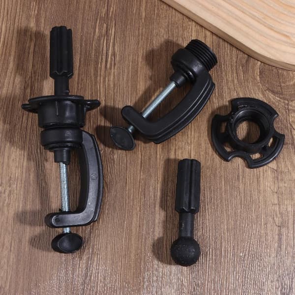 1/2/5 st justerbar plast mini perukhuvud stativ bordsklämma hår 2Pcs