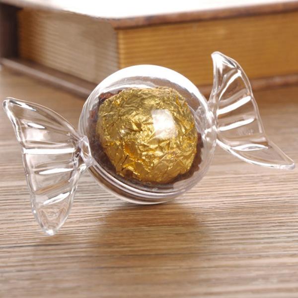 12 stk e Candy Shaped Candy Box Bryllups fødselsdagsfest Chokolade