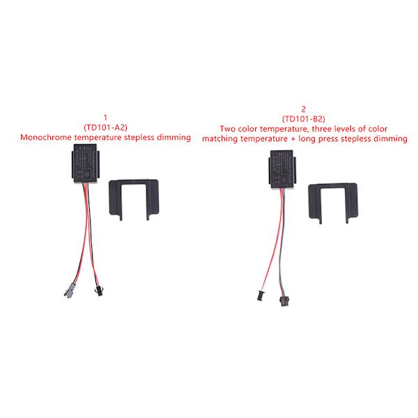 Badrum LED dimmer 12-24V touch sensor touch induktiv strömbrytare 2(Two color switch)