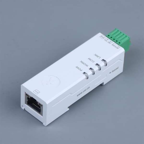 RS485 til Ethernet-konverter Lille størrelse seriel server USR-DR134 S White