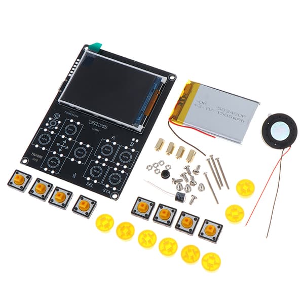 DIY LCD-skjerm Spillkonsoll Elektronisk sett Multifunksjonell
