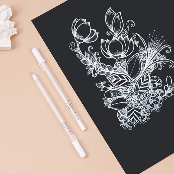 1/3st 0,8mm Oilly White Marker Penna Graffiti Pennor Vattentät Per 3PCS