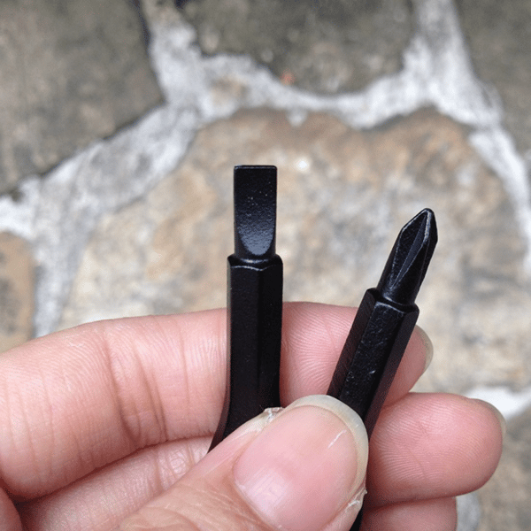 Bærbar Phillips nøkkelring nøkkelring Hike Outdoor Multi Black