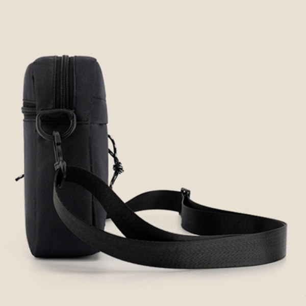 Liten veske for menn Skulderveske Trendy diagonal ryggsekk brystveske Gray