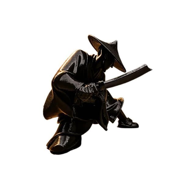 Mini Sværdkæmper Figur Udsøgt Retro Bil Statue Ornament Indretning