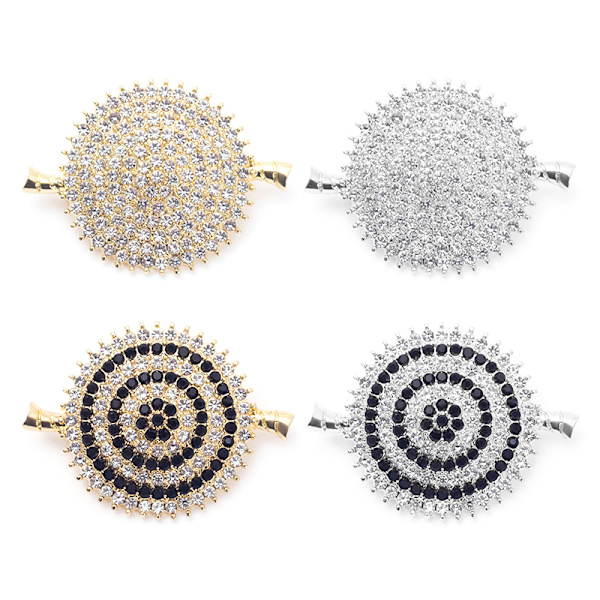 Kreative krystalbrocher Pins Broche Cardigan Faste seler Dre A
