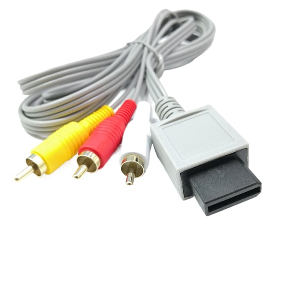 1,8m 3 RCA-kabel for Nintendo Wii-kontrollkonsoll o Video AV