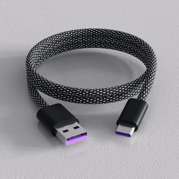 100W magnetisk kabel USB C till typ C snabbladdare för telefon A