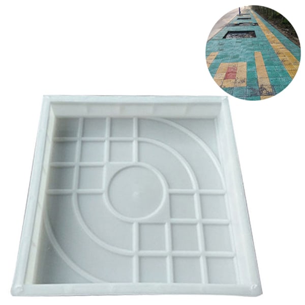 Path Maker DIY Paving Mold Murstein Betong Stein Square Mold fo 25x25x4cm