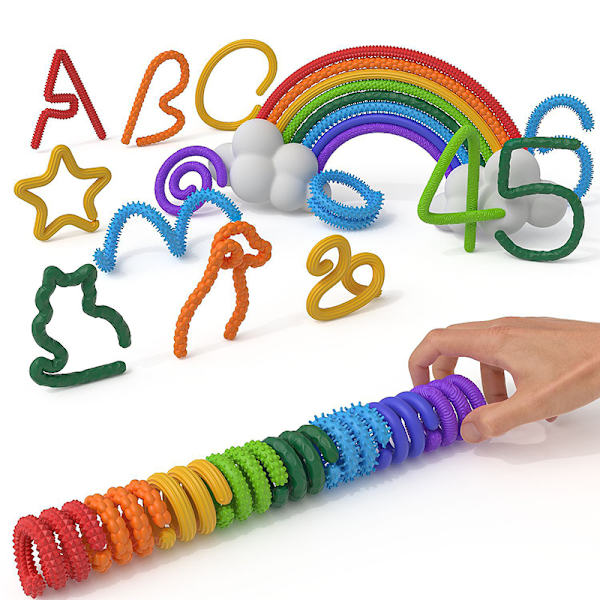 8 st EDC Fidget Sensoriska Pinnar Leksaker