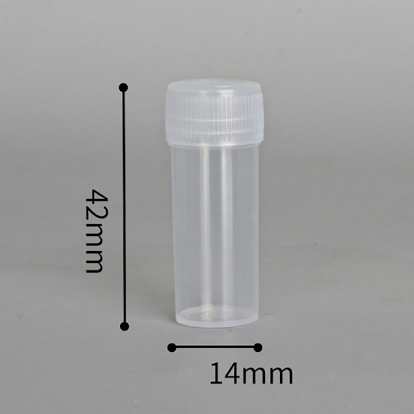20 stk. 5 ml plastikflaske hætteglas medicin pille væske pulver opbevaring 20 pcs