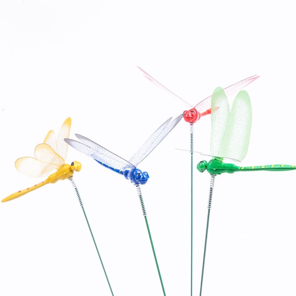 10 kpl Dragonflies Insert Tank Decoration Simulation Dragonfly Ga Multicolor Random color 10PCS