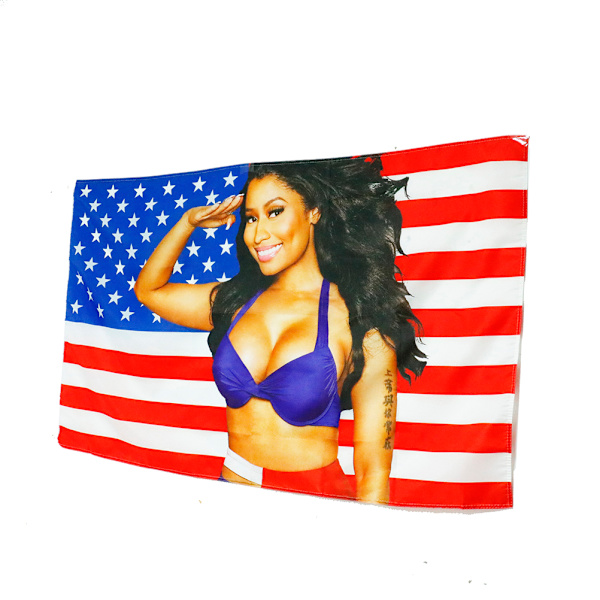 3x5ft Nicki Minaj Rap Sexet USA Flag