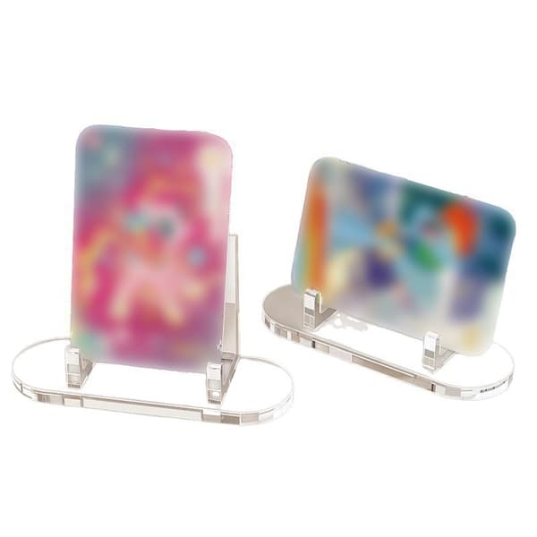 5 stk. akryl klar stander akryl staffeli display stand multifunktionel 5PCS