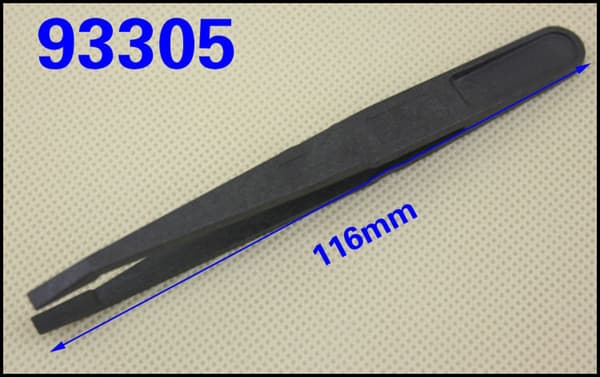 Typ: Plastpincett Material: PPS+Fiber kompositplast 93301