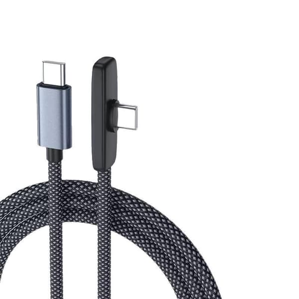 90 graders typ C-kabel 100W snabbladdning dataöverföringskablar 150cm