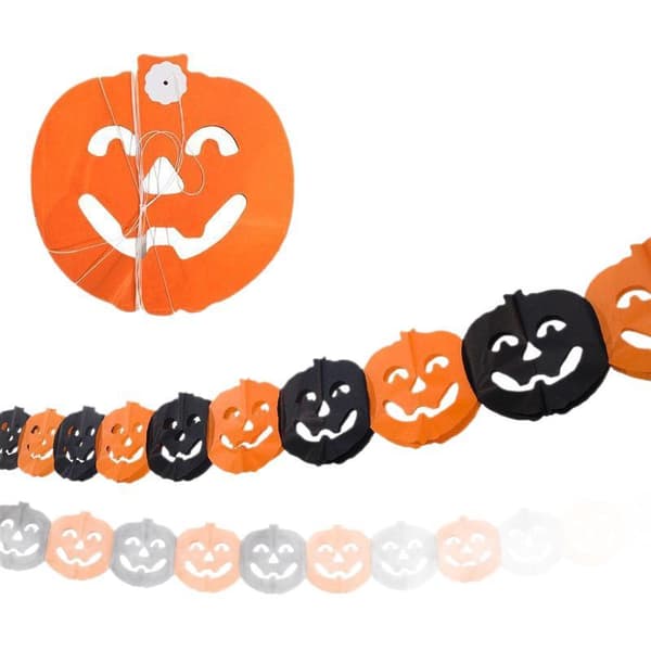 3 meter Halloween hengende girlander vimpel flaggermus gresskar spøkelser spi A3