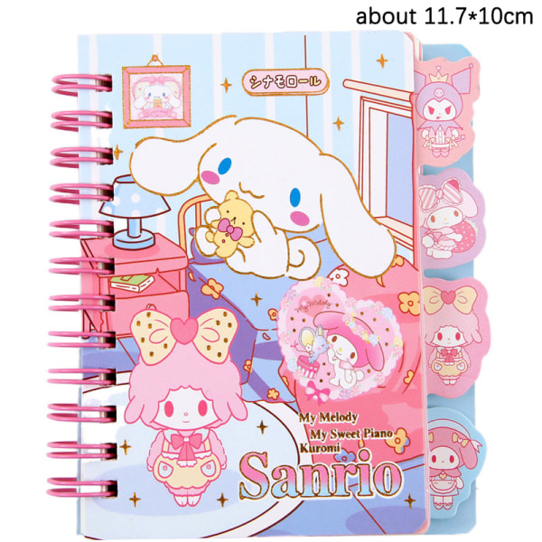 Dagbok Notebook Anime Series Kawaii Cartoon Students Portable No