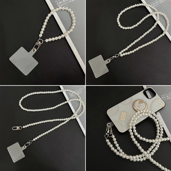 Mobiltelefon Lanyard Crossbody Halskæde Kæde Perlestrop Anti- A b8f2 | A |  Fyndiq