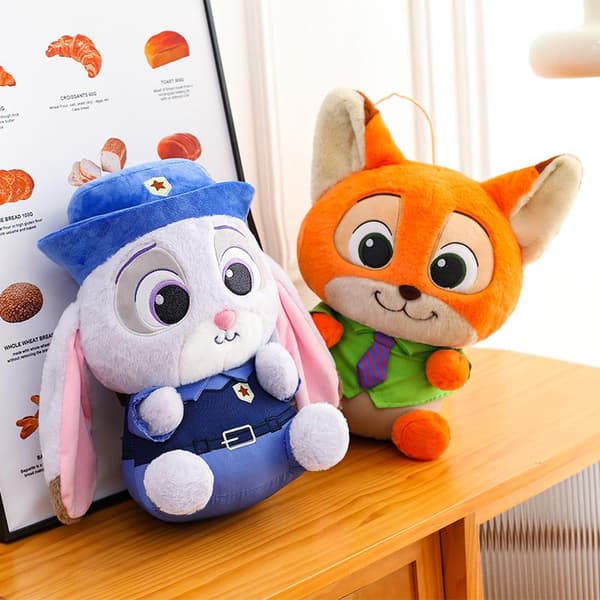 1 kpl Zootopia pehmolelu Nick Wilde Judith Laverne Hopps 22/28/3 A5