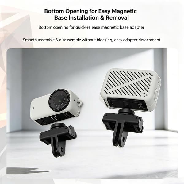 Silikonskyddsfodral för Osmo Nano tumkamera, anti-fall D Black