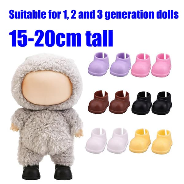 15/17cm Dockskor Plast Mini Skor För Dockor Mini Finger Sho A4
