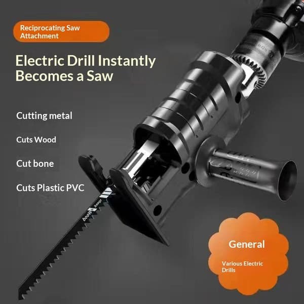 1 sett bajonettsagadapter elektrisk drill elektrisk stikksag set