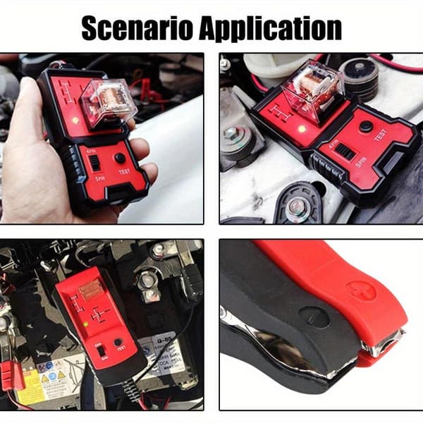 Bilrelé-tester Spenningstester Universal 12V Bilbatterikontroll A1