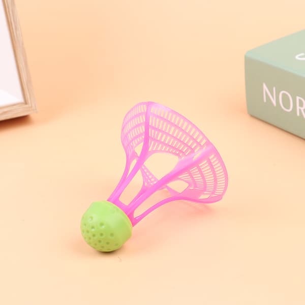 3 stk vindtett nylon badminton utendørs anti-vind plast trening 3pcs