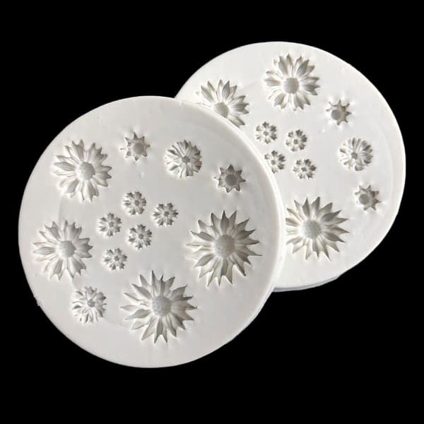 Daisy Wild Chrysanthemum Flower Shape Silikonform Bakform 8cm
