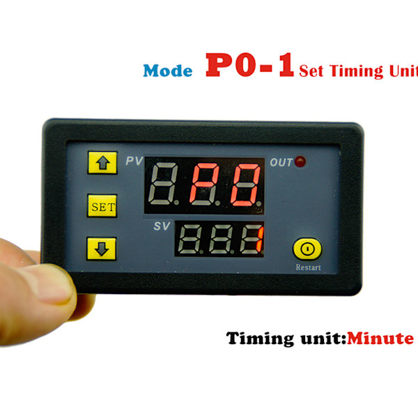 DC 12V 20A Digital Display Tidsforsinkelse Relæ Timing Timer