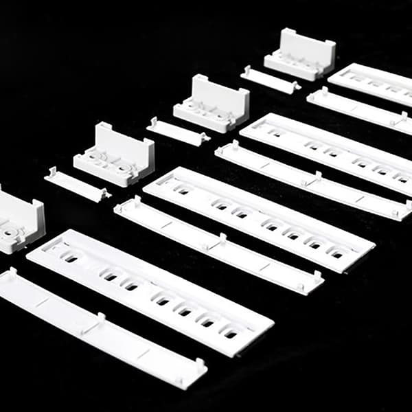 1 set inbyggd kylskåpsskena för kylskåpsdörr