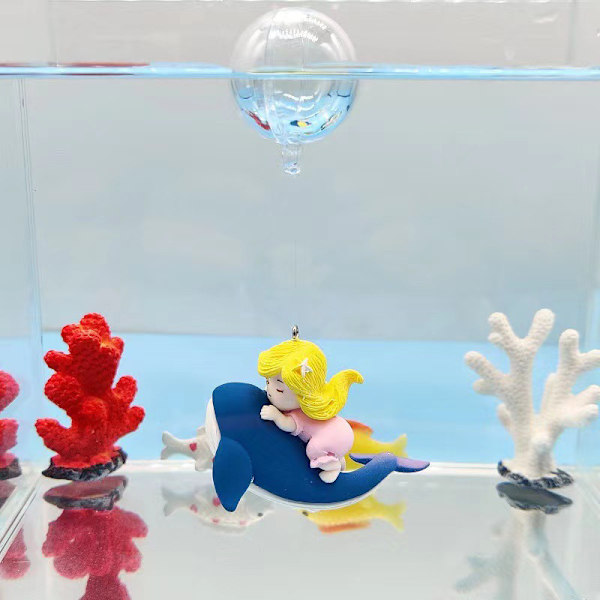 Akvarie Dekoration Plast Flydende Fisk Tank Ornamenter Decora 2